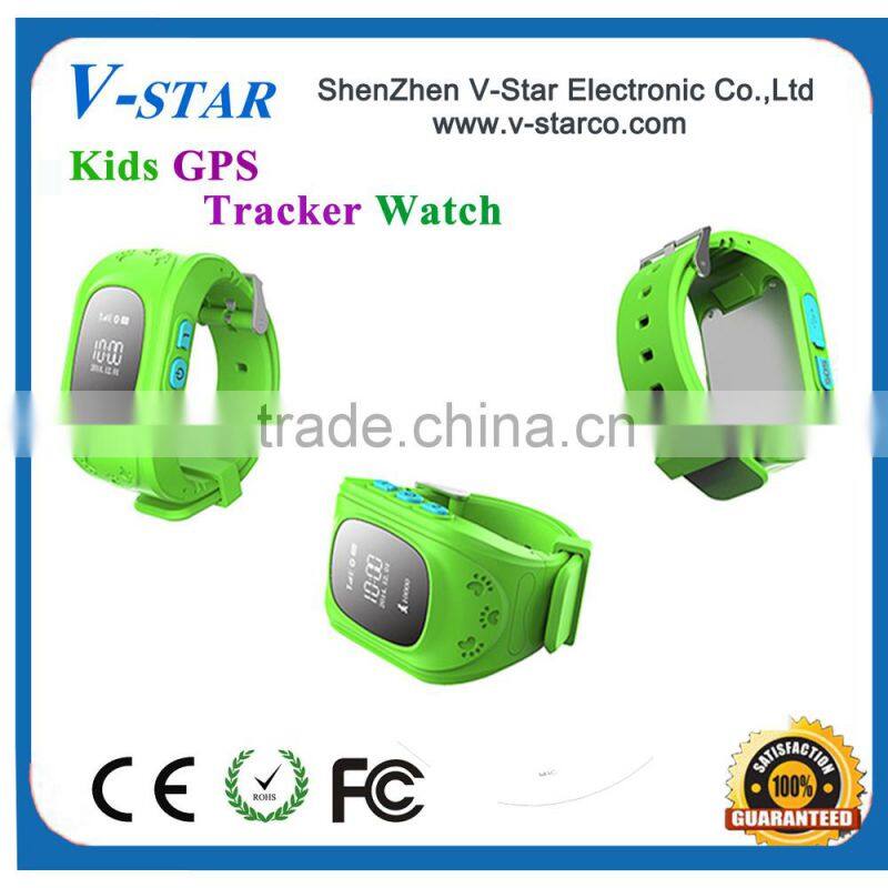 China manufacturer Best selling hidden gps kids tracker watch with one key emergency call for kids