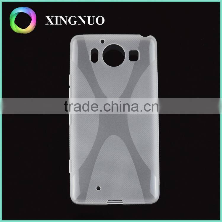 Slim Transparent Crystal Clear TPU Back Cover for Microsoft Lumia 950