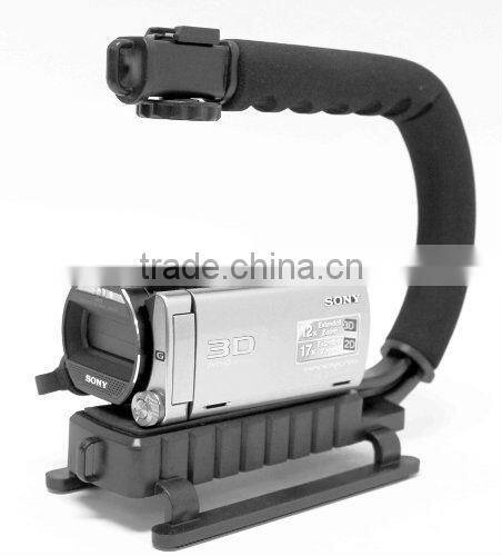 ET-DS01 Professional Camera Camcorder Action Stabilizing Handle For Flash,Mic or Video Light Stabilizer Steadicam