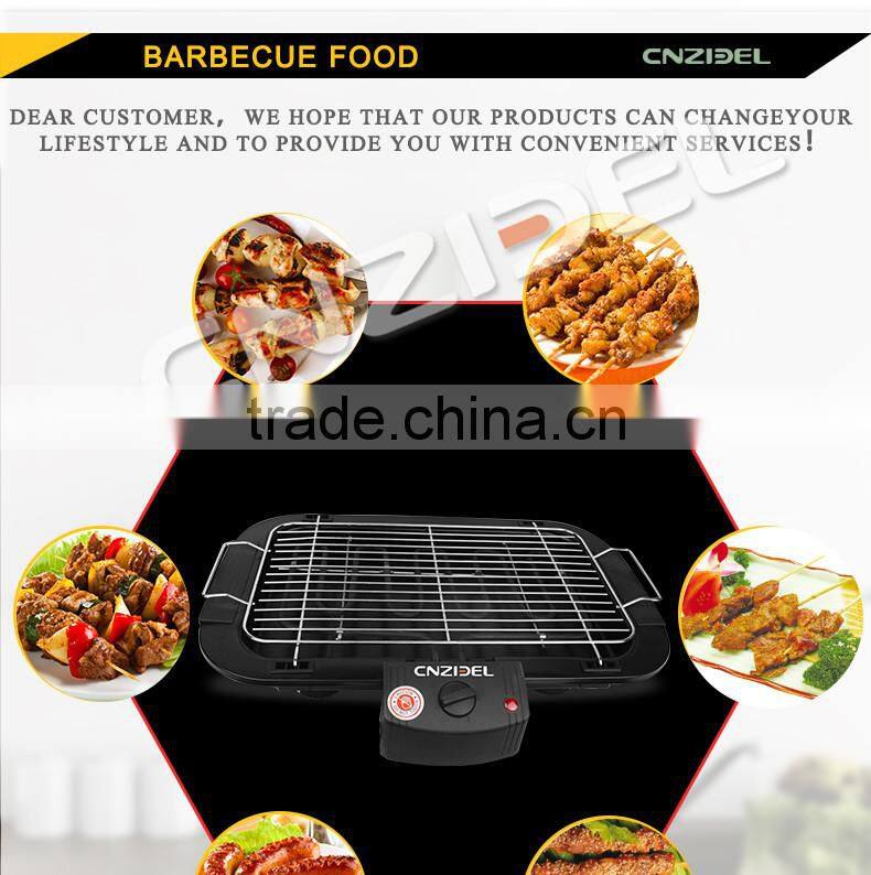Portable BBQ grill pan with designed logo from clients Cnzidel