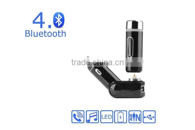 New Universal High Quality Wireless Bluetooth Handsfree Car Kit Fm Transmitter Modulator Car Mp3 Player with Mic Music Control