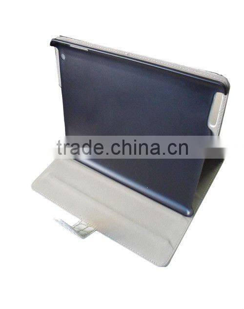 Cubes pictures design and PU material for ipad2 case cover