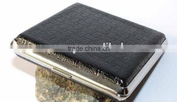 Ultrathin Leather Cigarette Cases Branded Cigar Boxes wholesaler,High Quality Fashion Smoking Box,Travel Leather Cigar Case