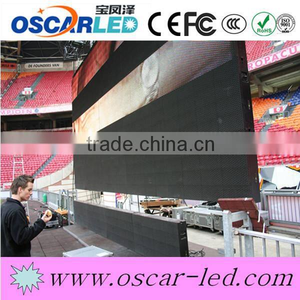 2015 brazil world cup football stadium led display stadium clock led display p10 flexible stadium flexible led display