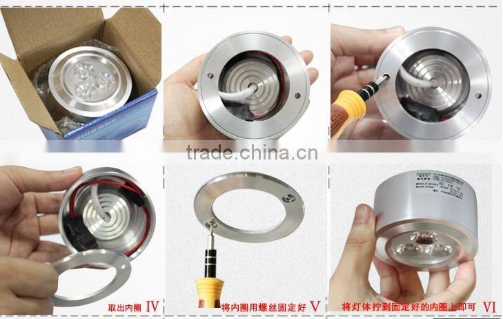 Kakaxi Factory Sales 3w 5w 7w 9w 12w Dimmable LED Downlights Led Ceiling Light Spotlights
