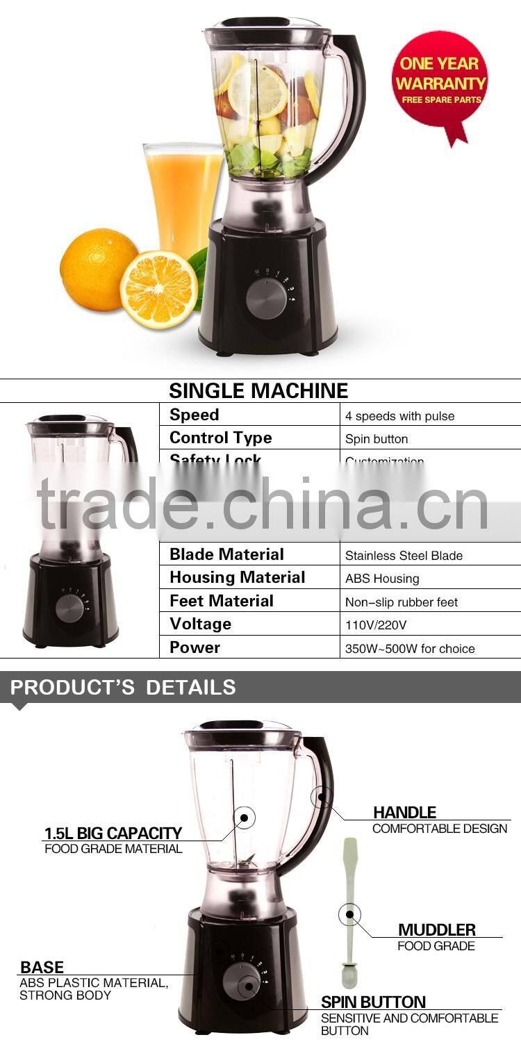 JL-B315 Plastic Material Electric Juicer and Blender