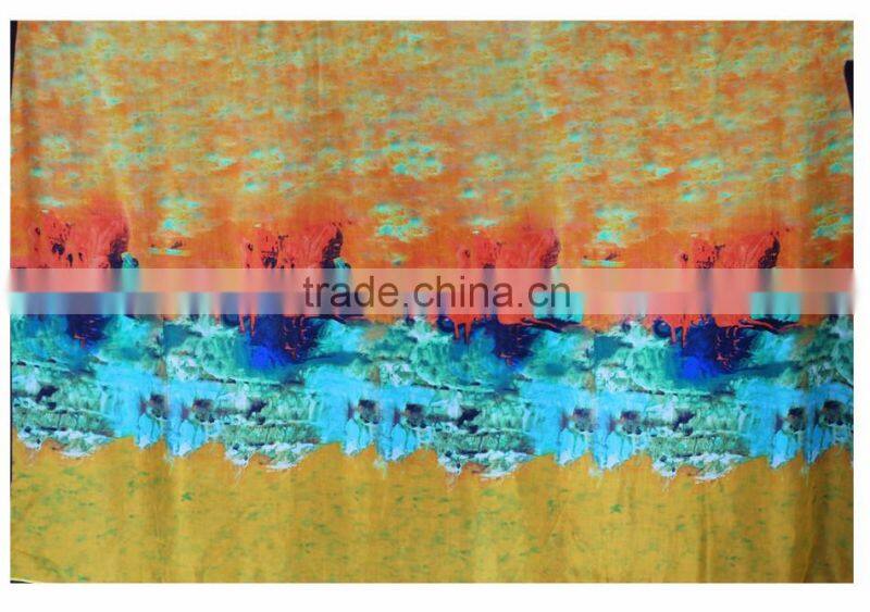 Chiffon Flower,colorful flower for dress flower design printed chiffon fabric