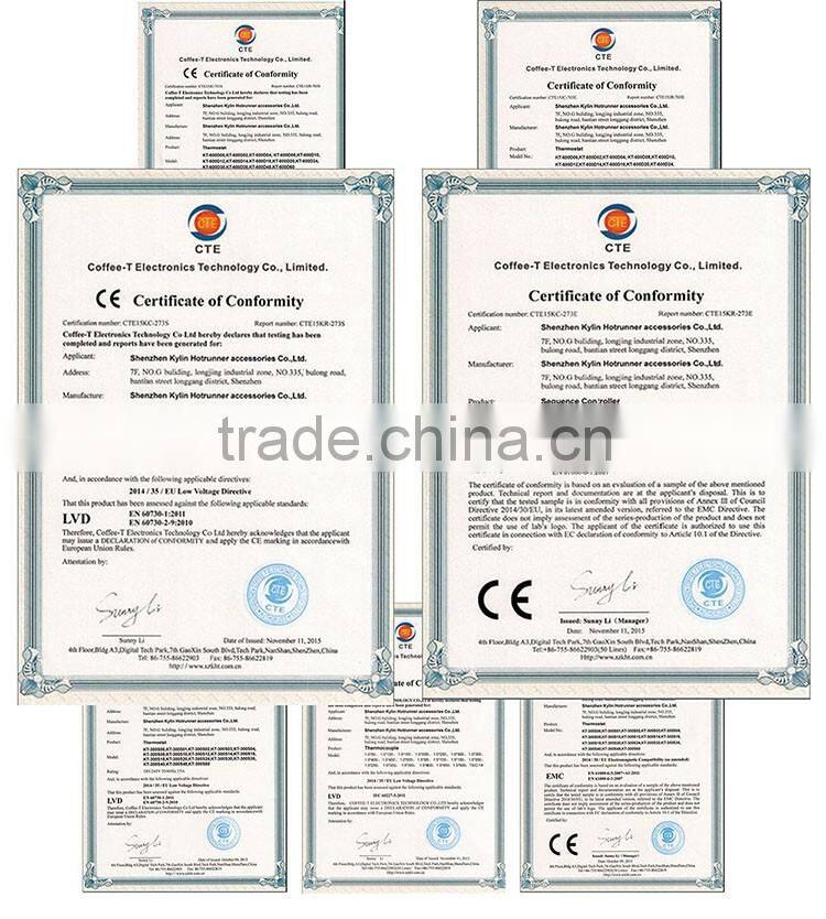 8 Zones Hot runner valve gate controller/ time sequence controller