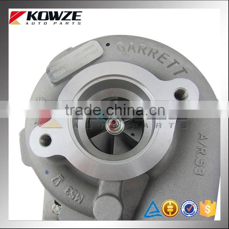 GT2056V 751243 751243-5002S 14411EB300 14411-EB300 Engine turbocharger for N-issan Navara Pathfinder 2.5 DI Motor: QW25 (D40)