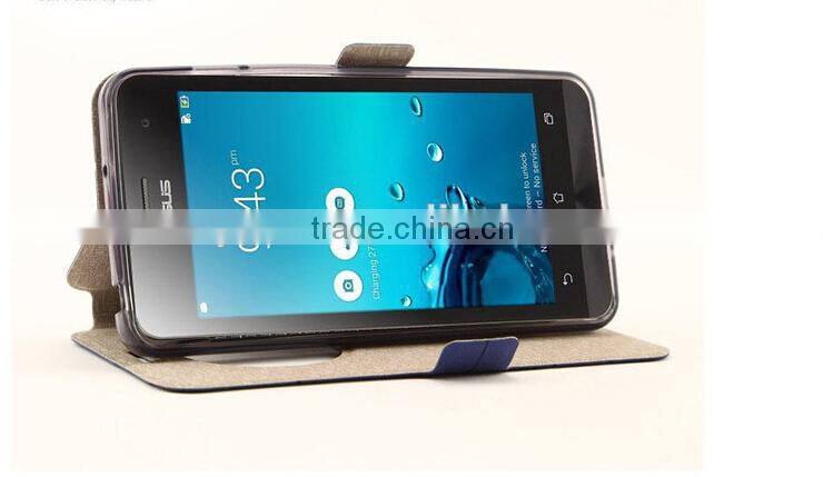 2015 New arrival wake up function back cover mobile phone case for asus zenfone 2,for asus zenfone 2 case