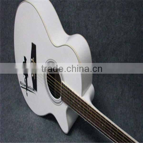 Art Paint White Color Guitar (TL-0050)