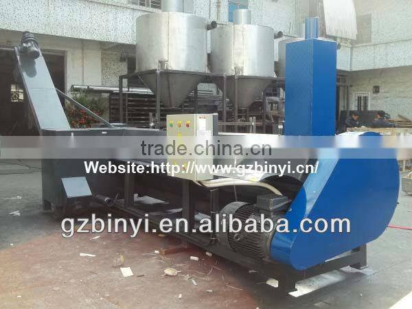 Hot water PET bottle flakes washing machine,equipments plant