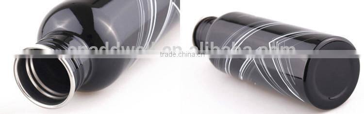 Outdoor travel leakproof 750ml stainless steel sports water bottle