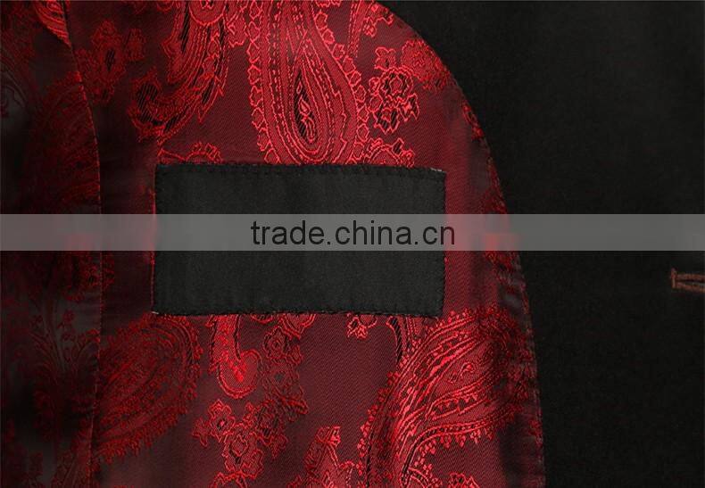 Wine Color Groom Suits Custom Made In Turkey