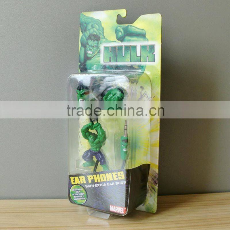 Green Giant Plastic Earbuds