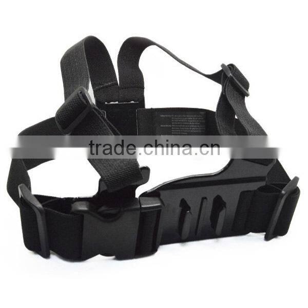 Mini Size Adjustable Belt Strap Junior Chesty with J-hook Bracket & Screw for GoPro Hero 4/3+/3
