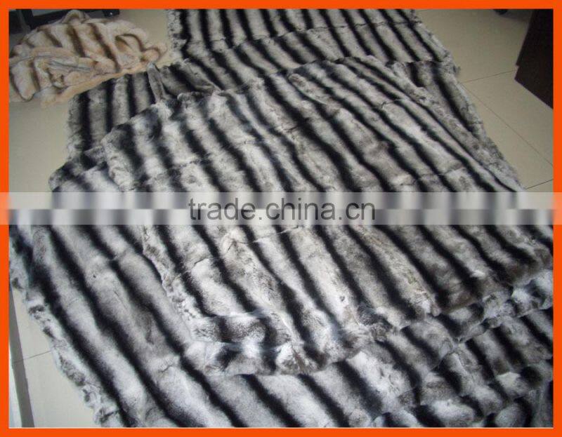 rex rabbit plate dyed chinchilla color