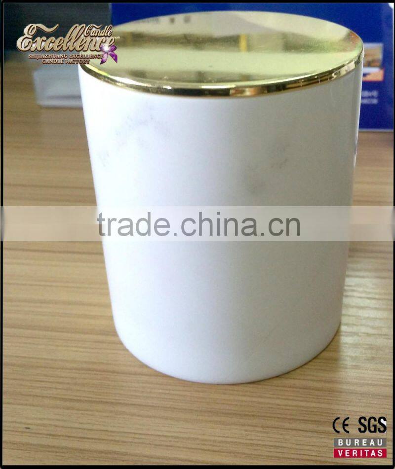 natural scented candles in marble holder with lid marble jar candles