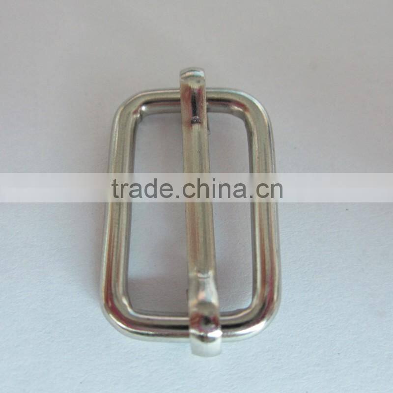wholesale metal bag fittings strap adjustable pin buckle