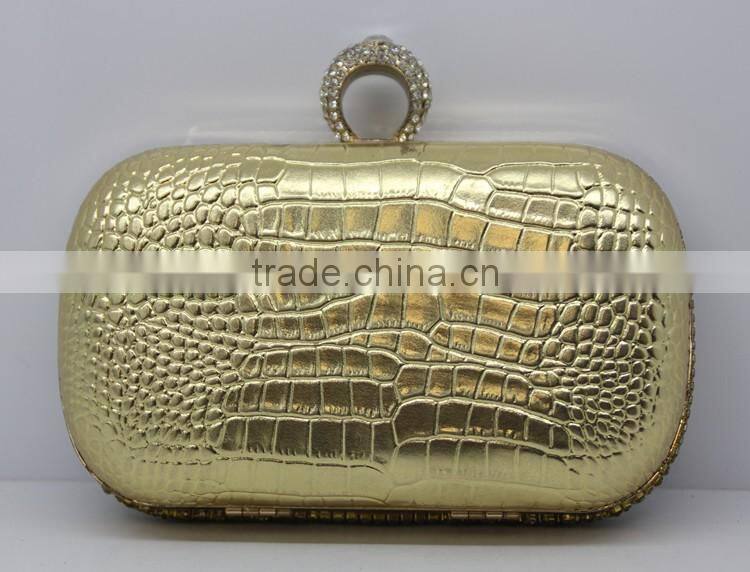 New arrival design cystal beaded evening bags for ladies acrylic clutch bag