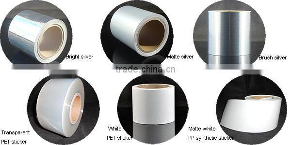 permanent adhesive waterproof labels for glass