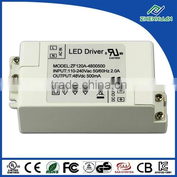 Shenzhen power supply hs code led driver 24W 48V 0.5A led transformer