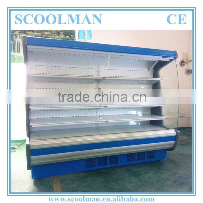 2.5 Meter Open Upright Refrigerated Display Cooler