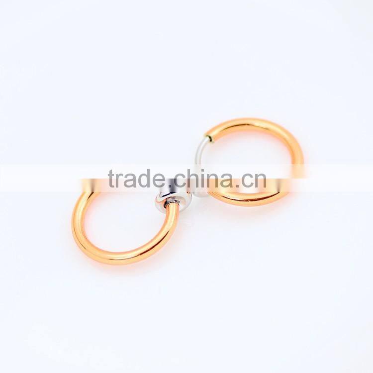 Dongguan Direct Supply Nickel Free Rainbow Fake Plastic Nose Rings