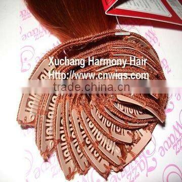 QUALITY REMY 8 pieces full set clip in hair extensions