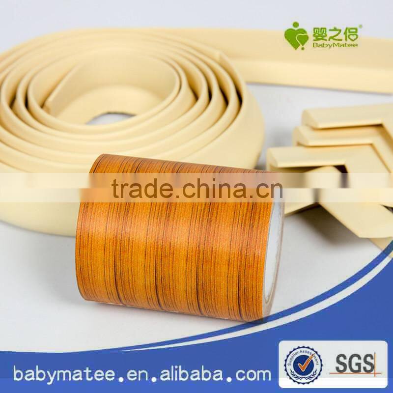 Stripe L edge protection baby protective rubber edge guard babymatee