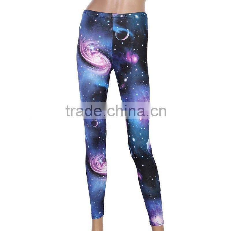 Digital Sublimation Printed Leggings, Custom Design Top Quality Fourway Lycra Fabric