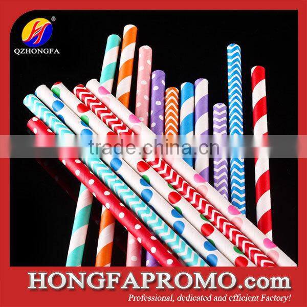 High Quality Funny Paper Drinking Straw with Logo Printing
