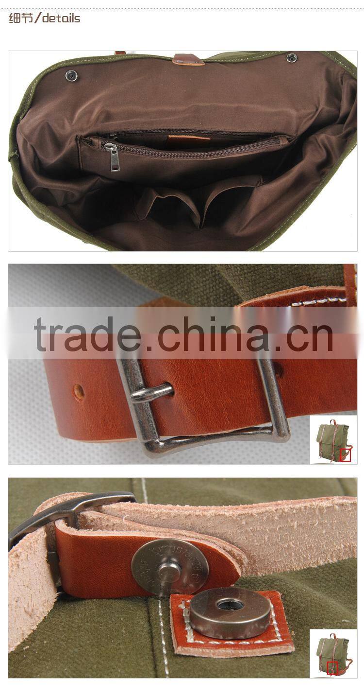 Vintage Coffee Canvas Backpack Bags