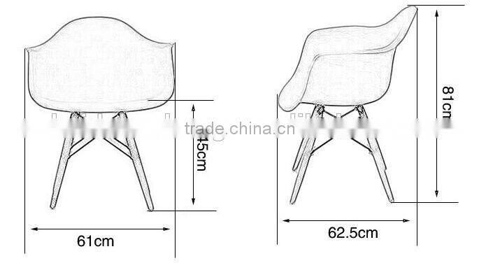 Beautiful 2016 Best Modern Various Bright Color Full Fabric Covered Leisure Chair