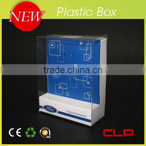 Very clear plastic boxes for wine glass