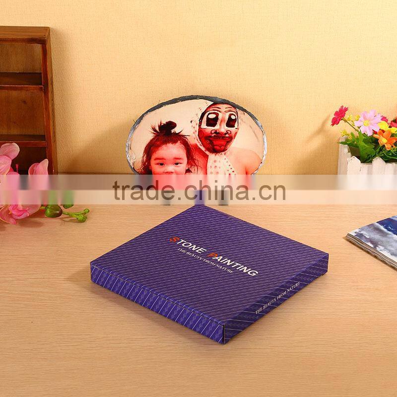 Stone photo frame with oval shape, SBH-06 15x20cm