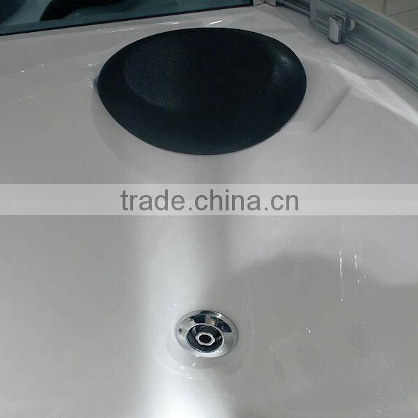 2014 high quality corner shower massage portable 6mm glass steam room
