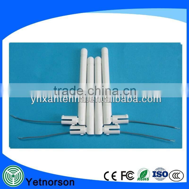Hot sale rubber duck 2.4g laptop internal wifi antenna customized 2400 2500MHz indoor wifi antenna