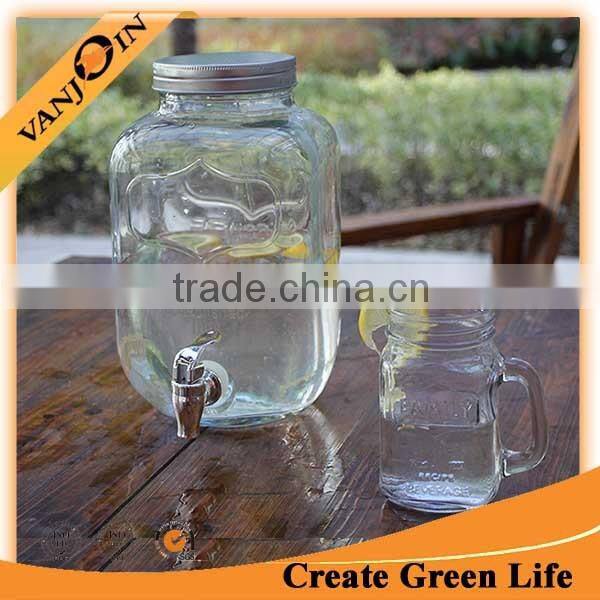 Old Time Hospitality Mason Jar Drink Dispenser 8L