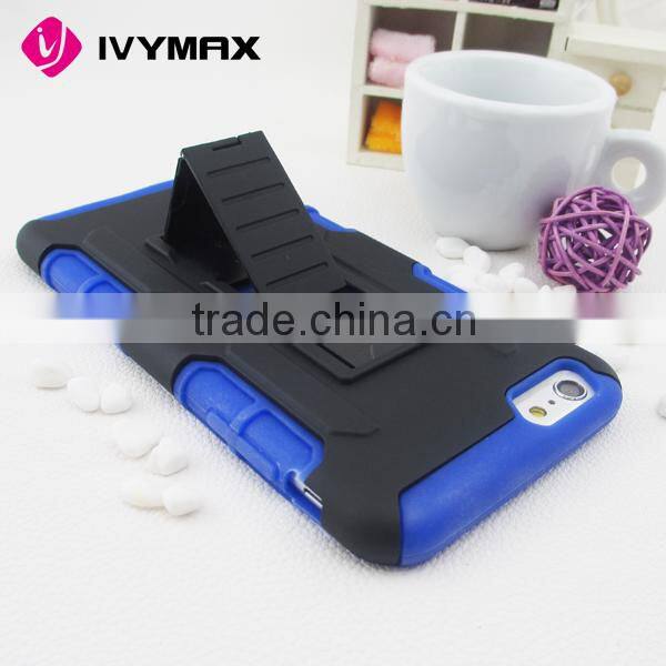 Robot Series Shockproof Hybrid Armored Case for iphone 6S plus Black Blue purple