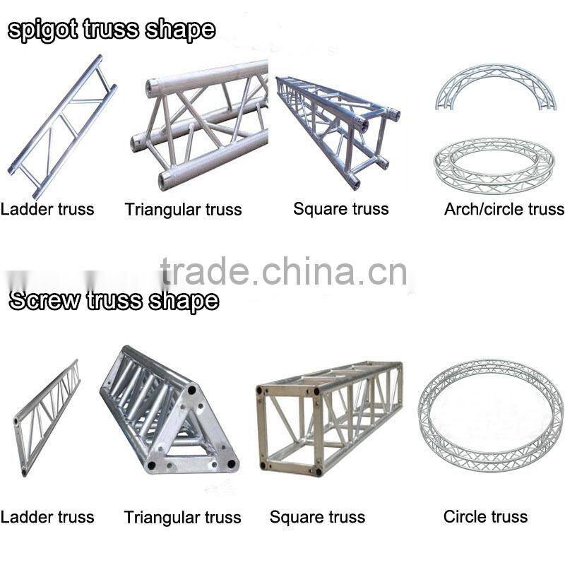 spigot 450x450mm aluminium spigot lighting truss