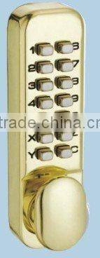 combination coded door lock with key 2160