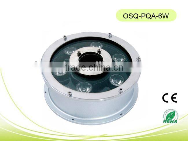 Hot sales CE/RoHS approval, IP68 waterproof outdoor with low price LED Fountains Lights 6W