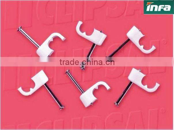 R Type Plastic Cable Clamps