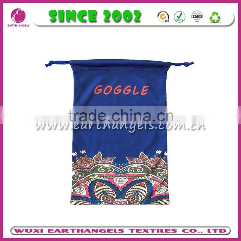 printing polyester polyamide cloth pouch, goggle cloth bag