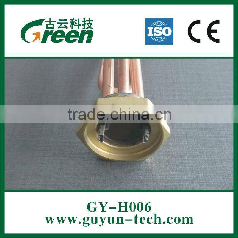 Copper heating element customer-made hexagon flange