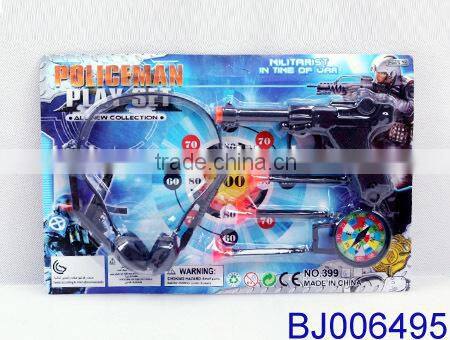 Cheap kids plastic toy factory new hot policeman play set