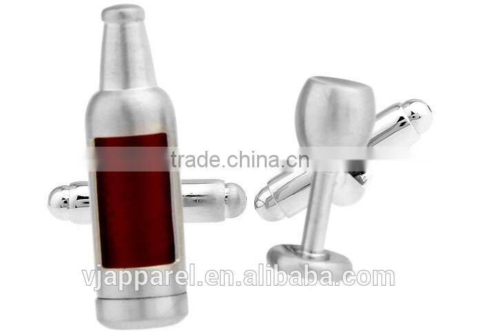 Wine Bottle Cup Cufflinks