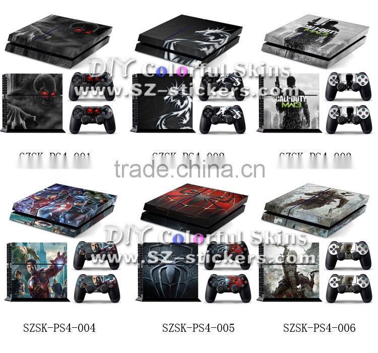 alibaba express custom sticker skin for ps4 vinyl football for ps4 console skin sticker for ps3