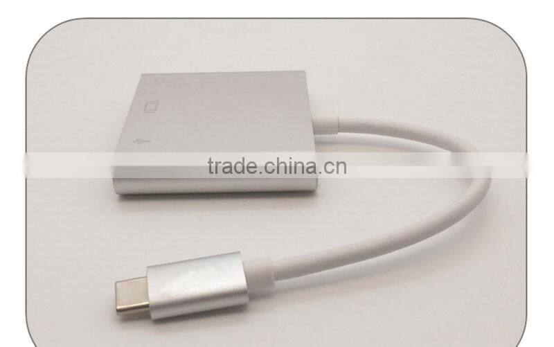 Vision new USB Type C to HDMI hub adapter with USB3.1 female